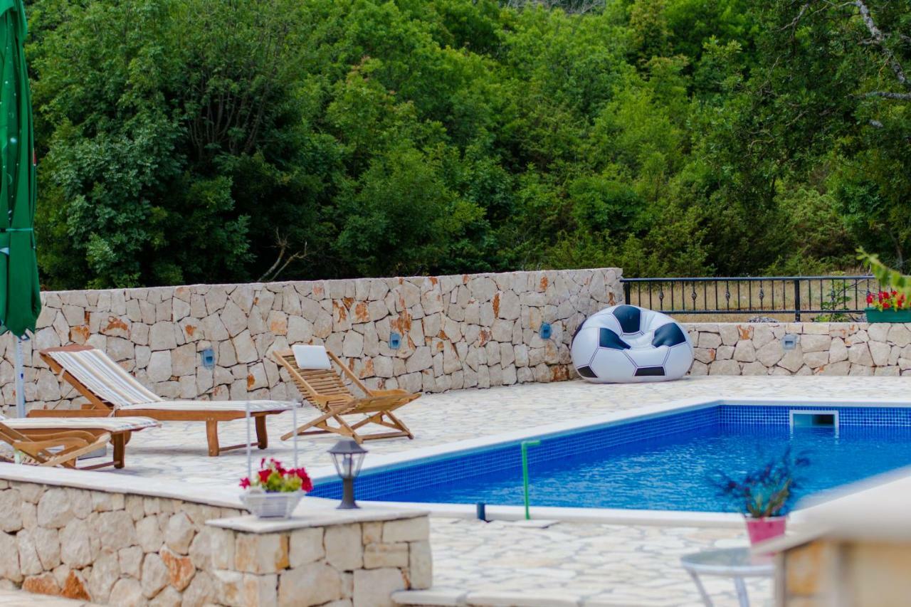 Relaxing Dalmatian House In Village Ljubitovica Eksteriør billede